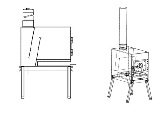 Печь дровяная Сибтермо средняя в Самаре