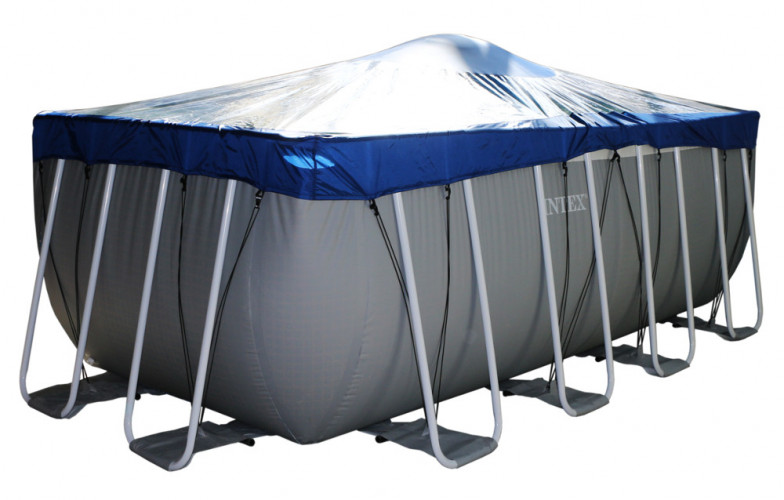 Тент для прямоугольного бассейна Intex/Bestway с надувной подушкой "Фиеста" в Самаре