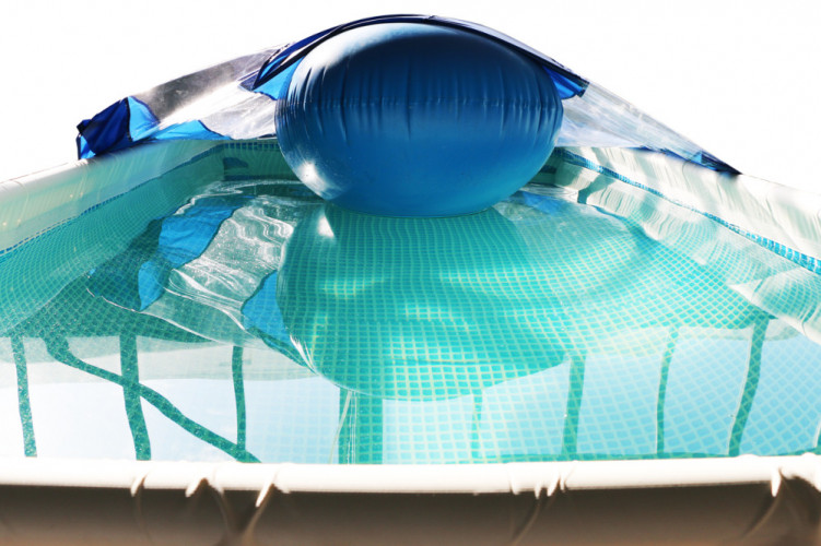 Тент для прямоугольного бассейна Intex/Bestway с надувной подушкой "Фиеста" в Самаре