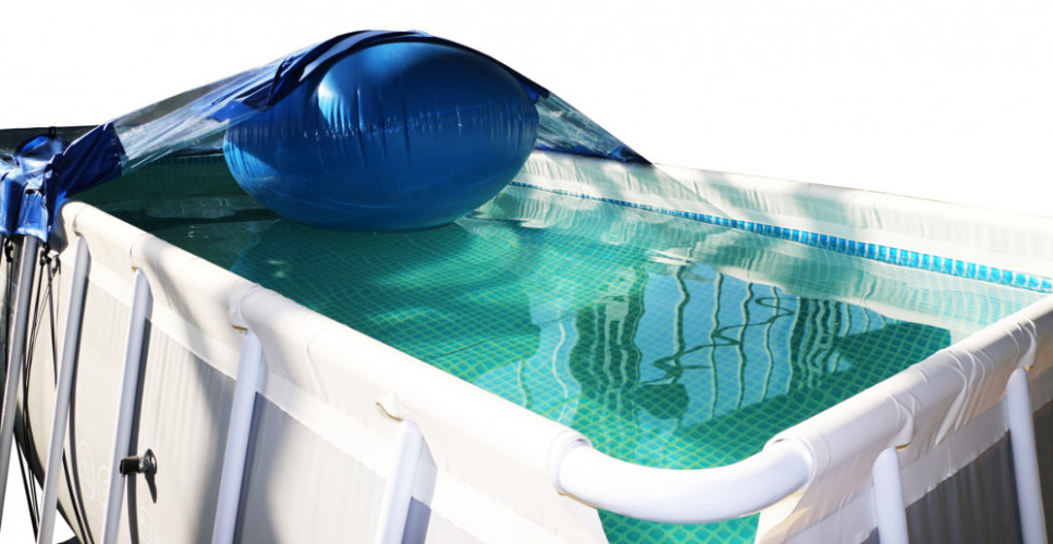 Тент для прямоугольного бассейна Intex/Bestway с надувной подушкой "Фиеста" в Самаре