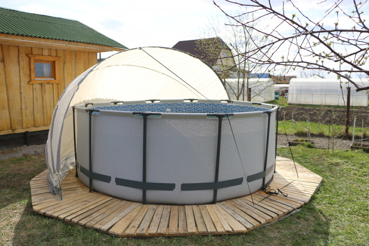 Купол-тент для бассейнов "Фиеста" КОМБИ в Самаре