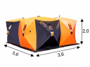 Мобильная баня летняя палатка Куб Ex-Pro 4 в Самаре