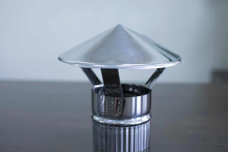 Зонт-дымник на трубу d-80 мм.(нерж) в Самаре