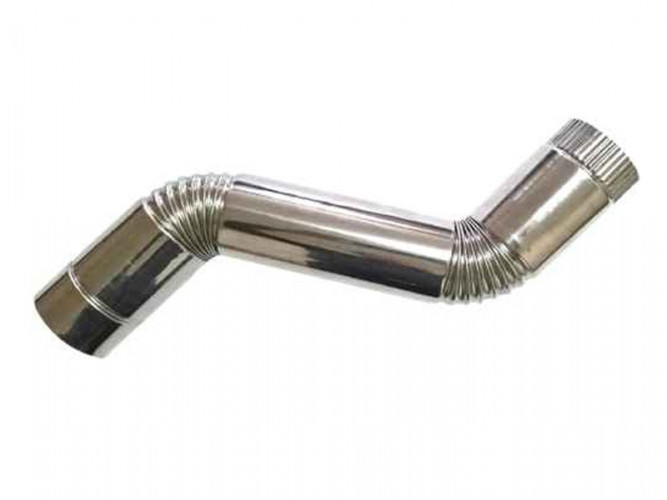 Сегмент трубы S-образный d-65 мм.(нерж.)Инвент в Самаре