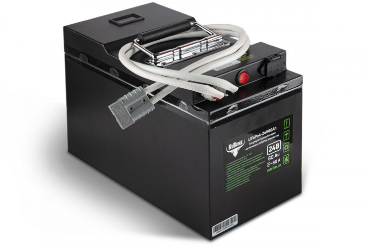 Тяговый железо-фосфатный аккумулятор RuTrike LiFePO4 60V48Ah (60А) в Самаре