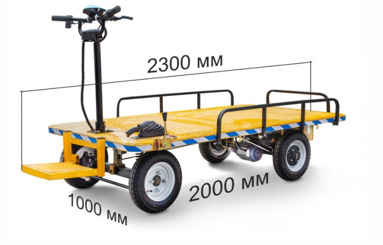 Грузовая электрическая тележка RuTrike СКЛАД 2000 П в Самаре