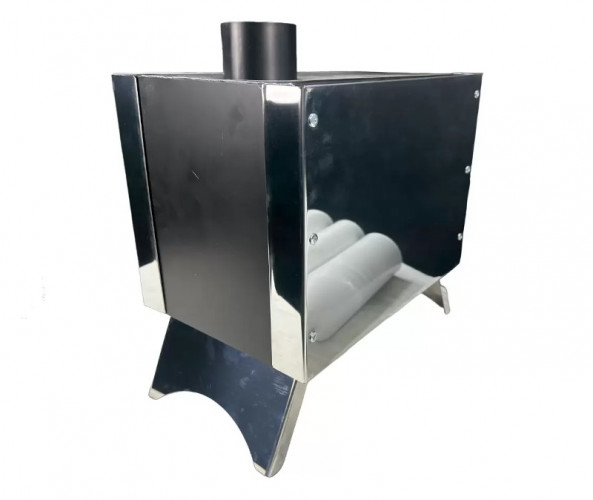 Печь дровяная Сибирка малая из нержавейки в Самаре