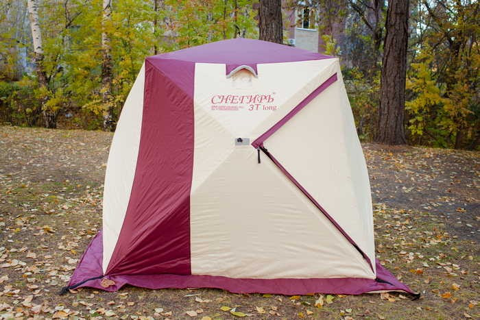 Зимняя палатка для рыбалки Куб Снегирь 3T Long в Самаре