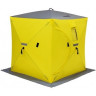Палатка для рыбалки Helios Куб 1,5х1,5 желто/серый в Самаре