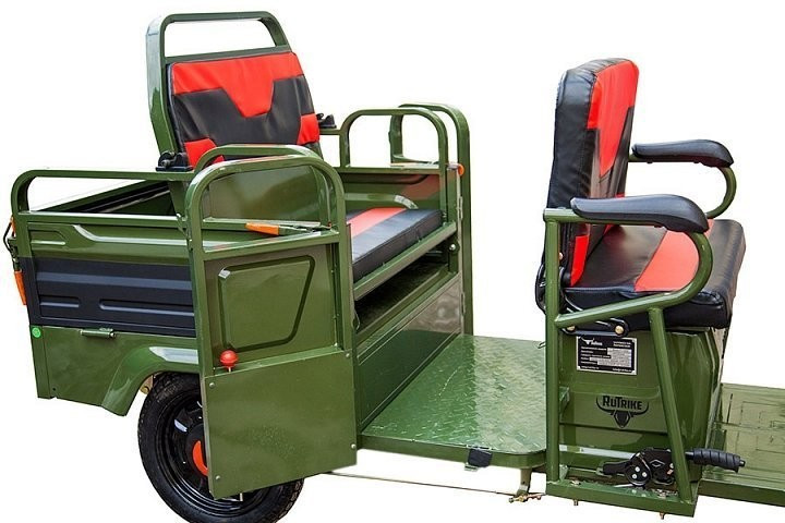 Грузовой электрический трицикл RuTrike Вояж П Трансформер в Самаре