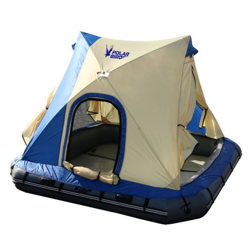 Надувной плот-палатка Polar bird Raft 260+слани стеклокомпозит в Самаре