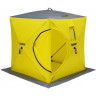Палатка для рыбалки Helios Куб 1,8х1,8 желтый/серый в Самаре