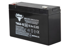 Тяговый гелевый аккумулятор RuTrike TNG 6-10 (6V10A/H C20) Тяговый гелевый аккумулятор RuTrike TNG 6-10 (6V10A/H C20)