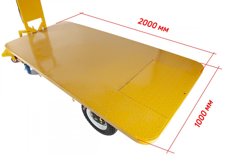 Грузовая электрическая тележка RuTrike Плита 2000 в Самаре