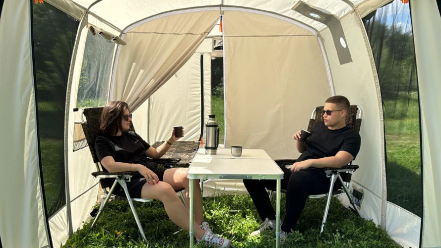 Шатер - Мобильная баня-палатка Морж Shelter XL в Самаре