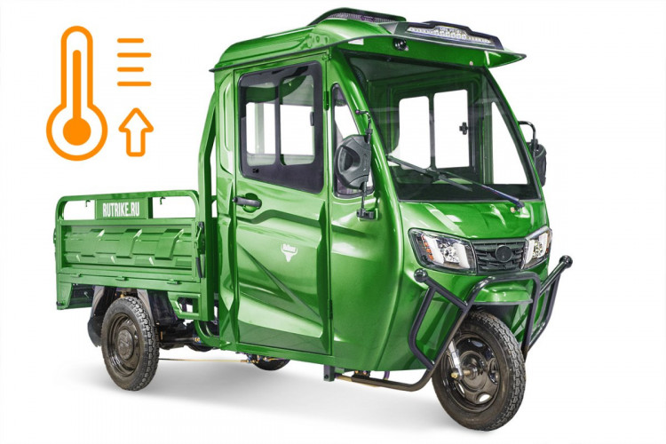 Электротрицикл Rutrike КАРГО Кабина обогрев 1500 грузовой в Самаре