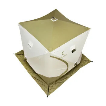 Палатка зимняя куб СЛЕДОПЫТ Premium 2.1x2.1 в Самаре
