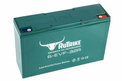 Тяговый гелевый аккумулятор RuTrike 6-EVF-32 (12V32A/H C3) Тяговый гелевый аккумулятор RuTrike 6-EVF-32 (12V32A/H C3)