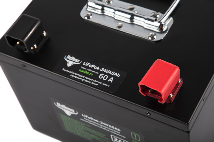 Тяговый железо-фосфатный аккумулятор RuTrike LiFePO4 24V40Ah (60A) в Самаре