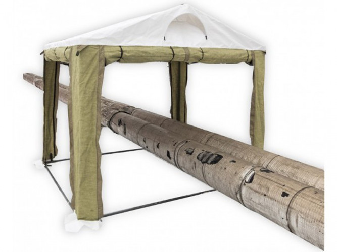 Палатка сварщика 2,0 X 2,0 ПВХ/брезент в Самаре